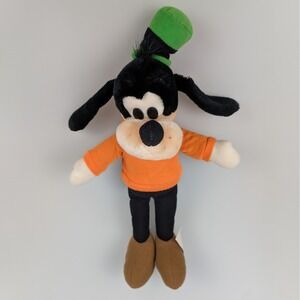 Vtg 14" Disney Disneyland Goofy Plush Beanbag Doll Stuffed Animal Toy